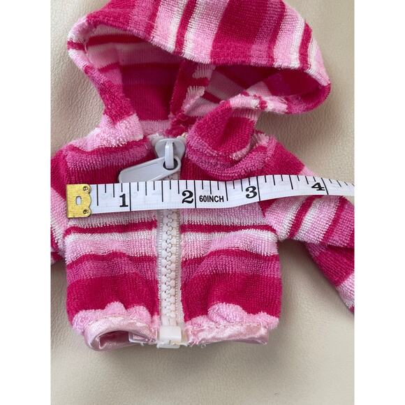 Vintage Striped Doll Hoodie With Zipper - Picture 6 of 8